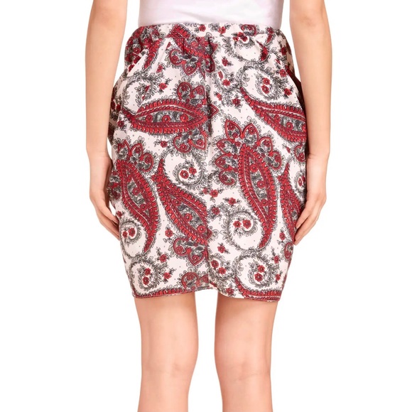 NEW ISABEL MARANT PAISLEY PRINT MINI SKIRT - Picture 7 of 10